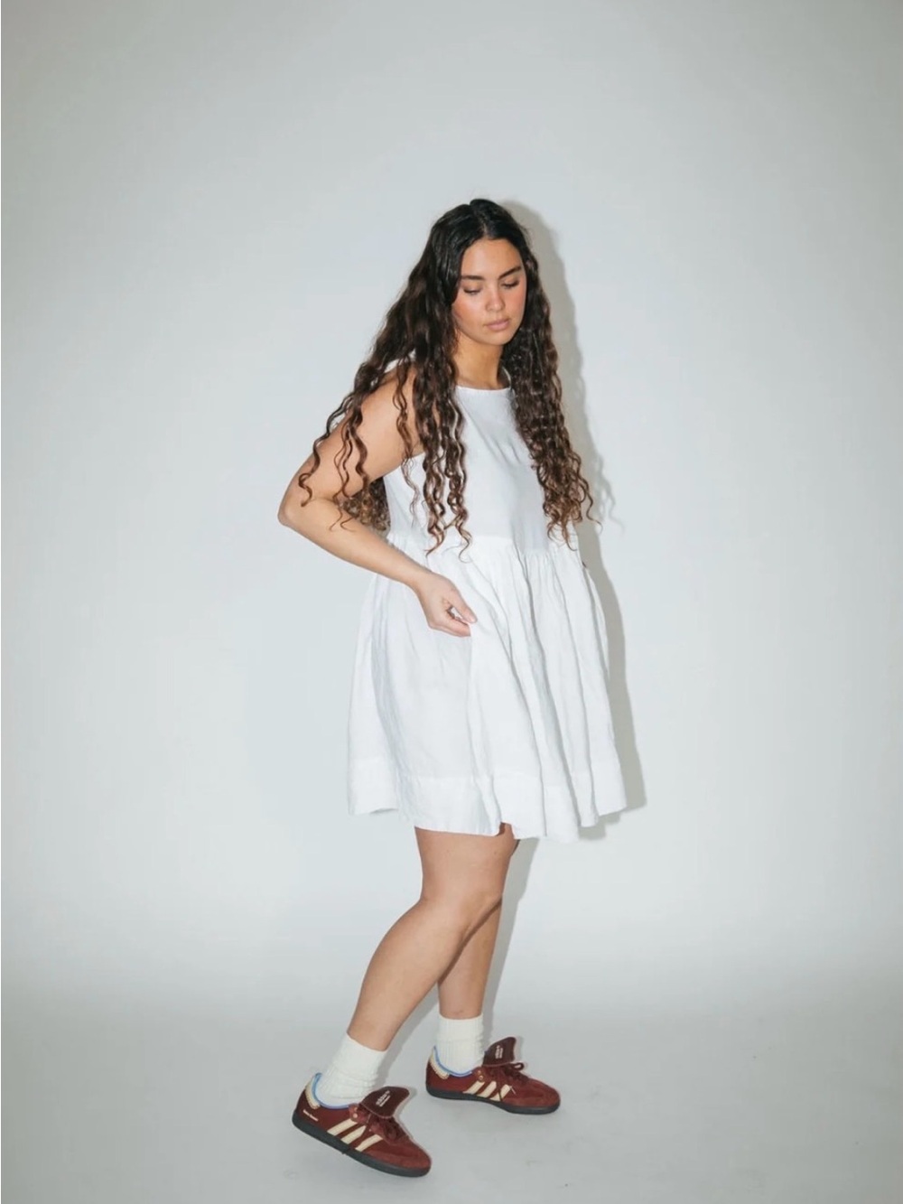 NWOT Shelter - white Celia dress in XS